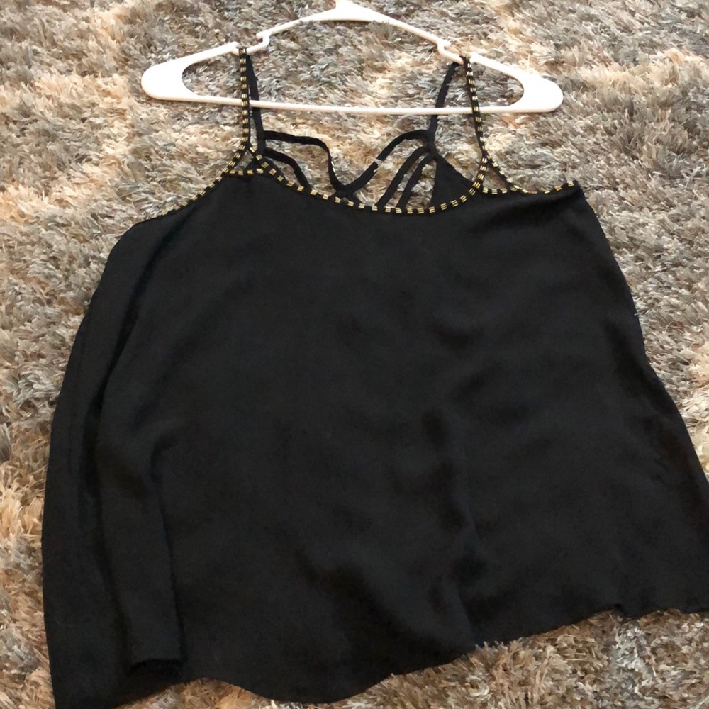 Sexy black and gold tank top!